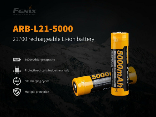 Imagen 7 de 10 de Cargador Efest Mega Usb 21700 + Fenix 5000mah X2 Unidades