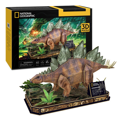 Puzzle 3d Wabro Dinosaurios National Geographic 
