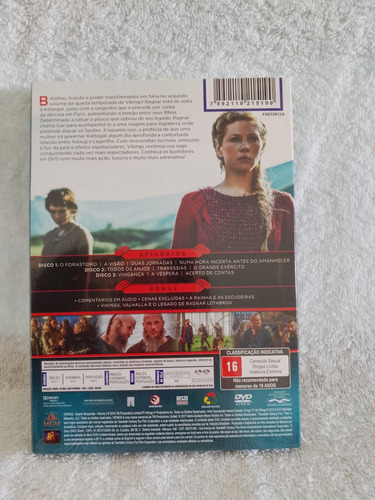 Vikings 4a Temporada Volume 2 Box Dvd Lacrado