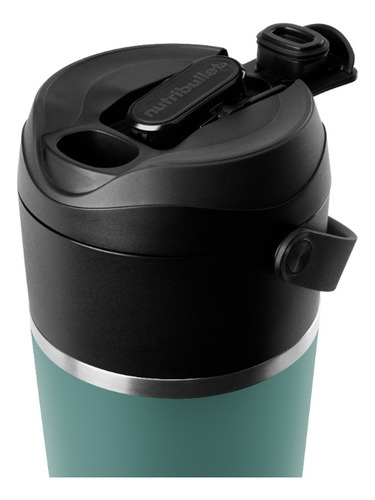 Nutribullet Flip Portatil Eucalipto Carga Usb Verde Oscuro