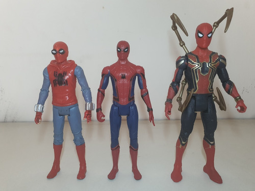 7 Figuras Spider-man Varias, Lote (Usado)