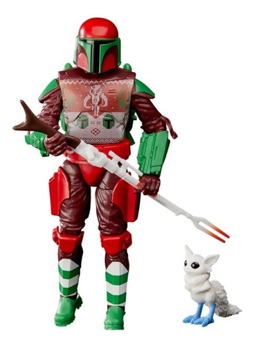 Imagen 2 de 3 de Star Wars Black Series Mandalorian Warrior Holiday Edition