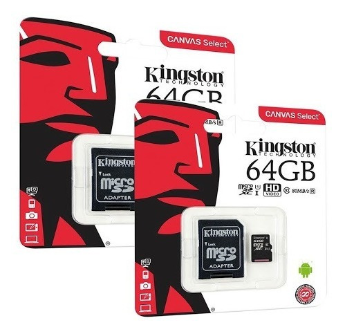 Memoria Micro Sd Hc Kingston Original De 64 Gb