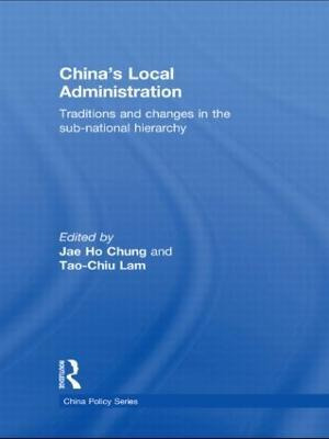 Libro China's Local Administration - Jae Ho Chung