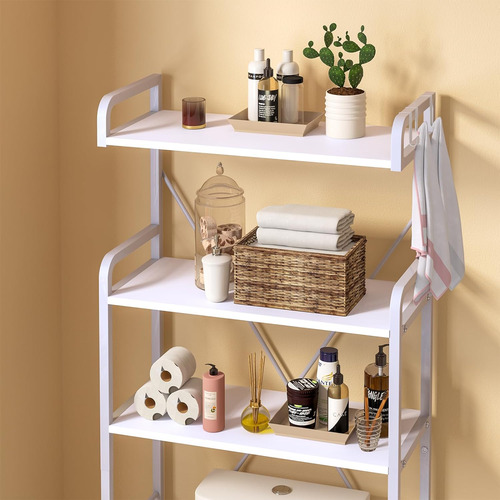 Estante De Almacenamiento Para Inodoro Con Estantes De Baño