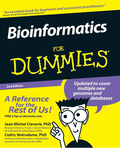 Bioinformatics For Dummies 2nd Edition / Phd Jean-michel Cla