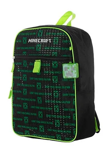 Mochila Minecraft Para Niños, 5 Piezas, Material Escolar Com