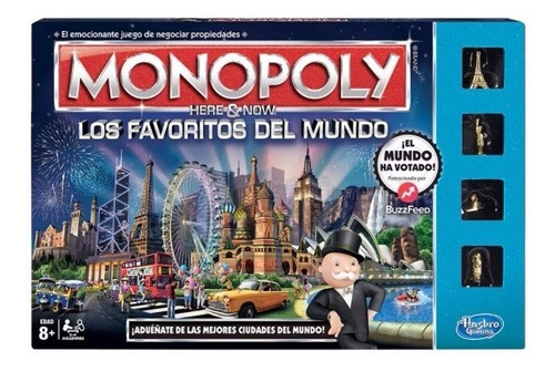 Monopoly Los Favoritos Del Mundo Hasbro Juego B2348