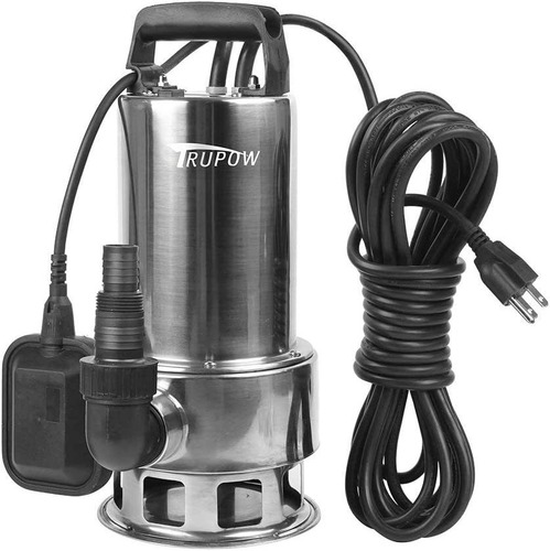 Trupow 1.5hp 110v Sumergible Alcantarillado Drenaje Inund...