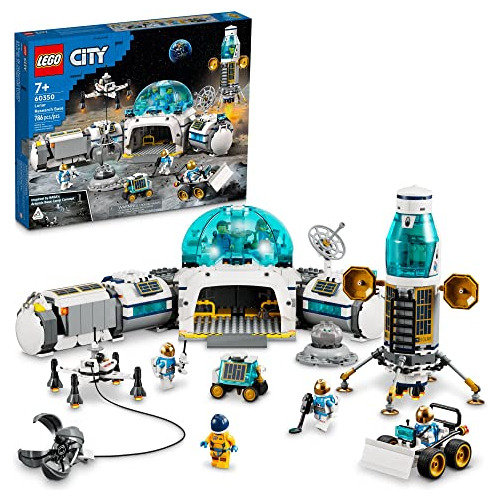 Juguete Espacial De La Base De Investigación Lunar De Lego C