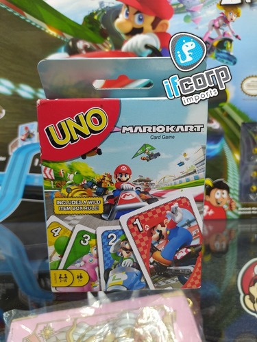 Juego Uno Mattel Mario Kart Mario Bros Luigi (Usado)