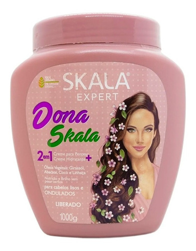 Skala Dona Máscara Vegana Crema Peinar Nutritiva 1kg Local