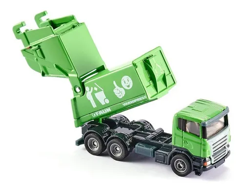 Camion De Basura Residuos Scania 1/87 Siku 1890 Color Verde