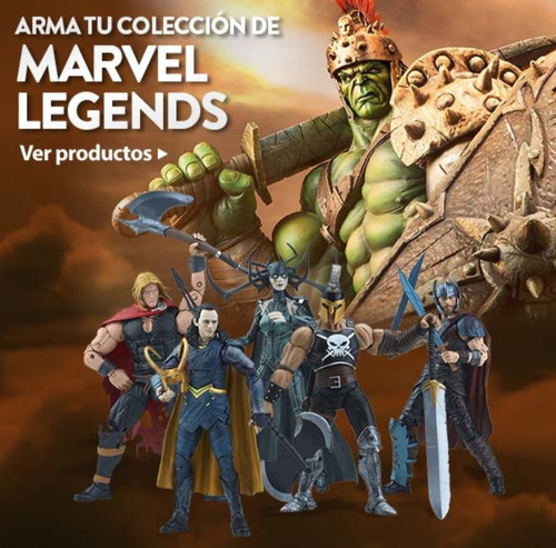 Marvel Legends Thor Ragnarok 6 Figuras Marvel Universe Hulk