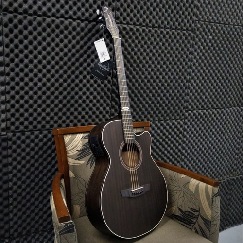 Imagem 8 de 8 de Violão Eletroacústico Strinberg Sa200c Tos Minijumbo Tobaco