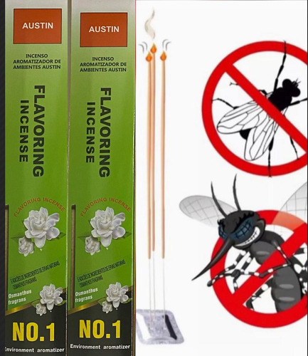 Nza Importadora Kit 50 Incenso Mata Mosquito e Pernilongo Repelente Wierook Stick 