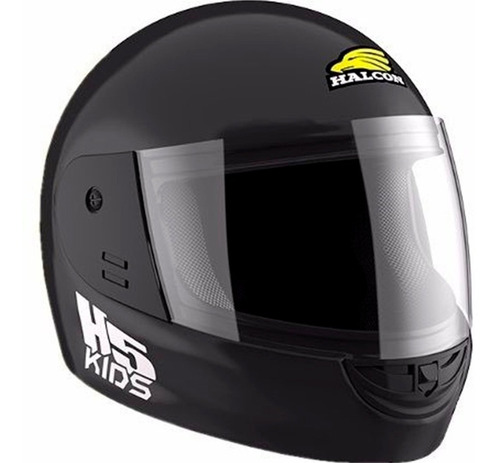 Casco Halcon H5 Kids Niños Chicos Niñas Negro Rosa Fas Motos