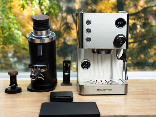 Máquina De Espresso Miicoffee Apex Acero Inoxidable 8.64kg