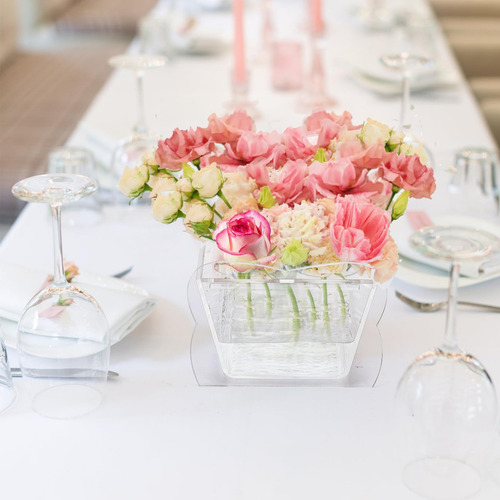 Centro De Mesa Floral Rectangular (paquete De 2)