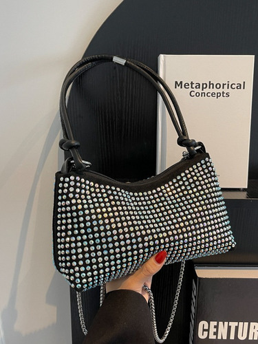 Bolso De Hombro Bandolero De Brillantes A La Moda