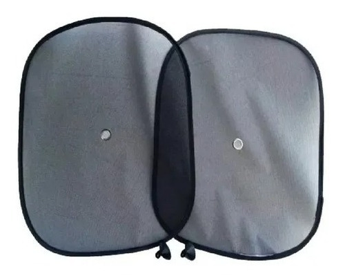 Imagen 1 de 6 de Parasol Auto Lateral Plegable Negro 44x38cm X2