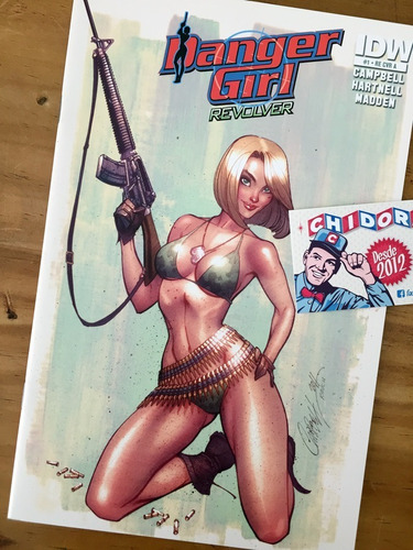 Comic - Danger Girl Revolver #1 Campbell Abby Color