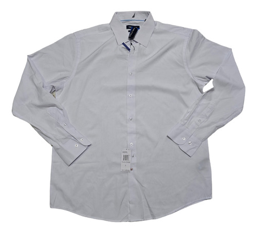 Camisa Nautica Grande L 16 16 1/2 34-35 Blanca