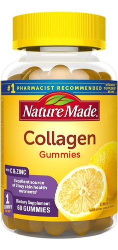 Colágeno Con Vitamina C Y Zinc Nature Made 60 Gomitas