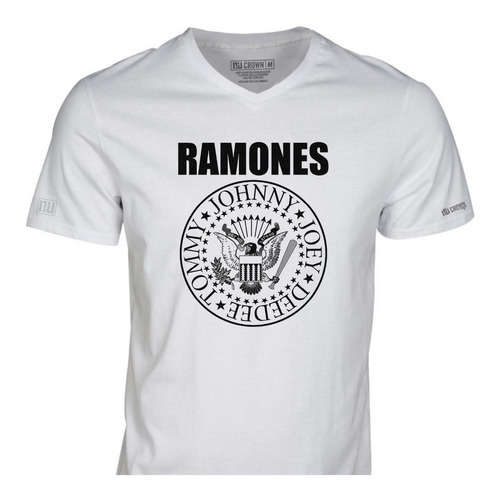 Camiseta Estampado Logo Ramones Punk, Pop Punk Ivk