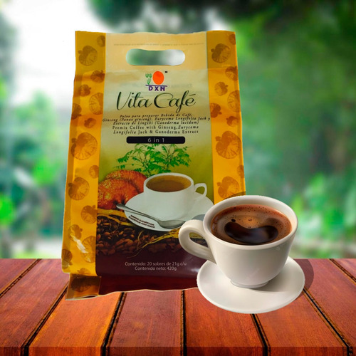 Dxn Vita Café 6 En 1 Con 20 Sobres Con Con Ganoderma
