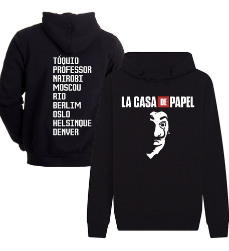 moletom feminino la casa de papel