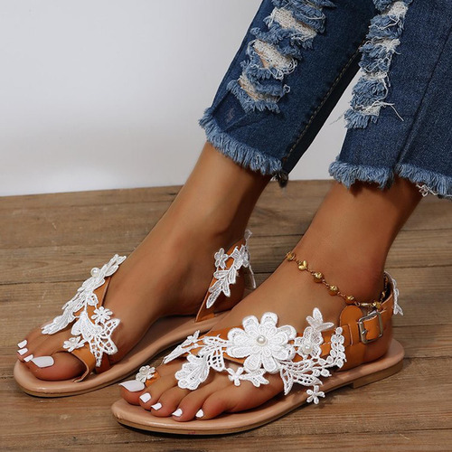 Zapatos Planos, Cómodas, Creativas, Romanas, De Verano Para