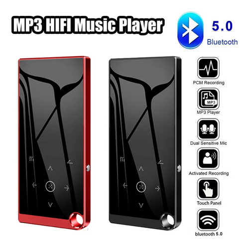 Reproductor De Música Bluetooth Mp3 Mp4 Fm Con Altavoz .