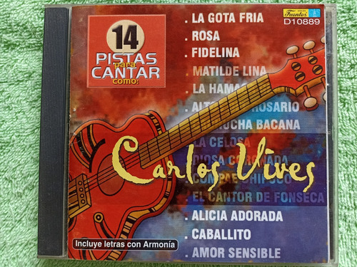 Eam Cd 14 Pistas Para Cantar Como Carlos Vives 2000 Karaoke