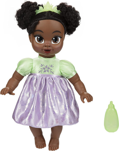 Muñeca Tiana Bebé Con Biberón Y Tiara 217354 Disney Princess