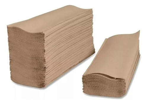 Toallas Intercaladas Para Mano Papel Beige 20x24 2500u Real 