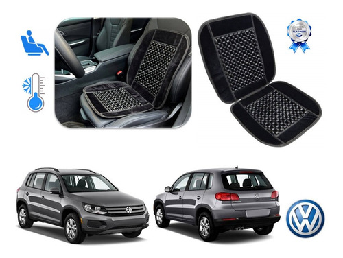 Cubre Asiento Respaldo Bolitas Vw Tiguan 2009 A 2016 2017