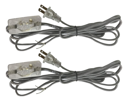Designs Inc Cable Lampara Moldeado Enchufe Interruptor Listo