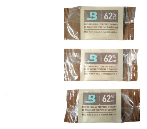 Boveda 62% O 58% - 8 Gramos Regulador Humedad X 3 Unidades