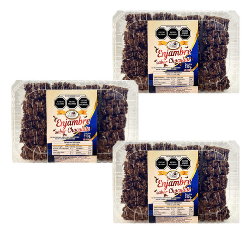 Enjambre Cereal Natural Sabor Chocolate 3 Display (120 Pzs)