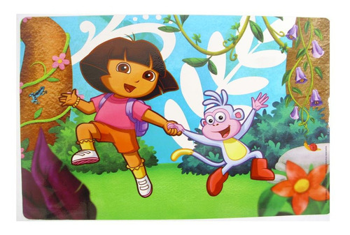 Manteles Individuales Infantil Dora En La Selva