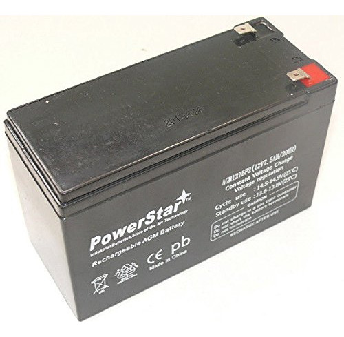 12 V 7,5 Sealed Lead Acid Sla Bateria Original Powerstar  W