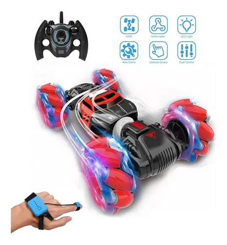 Rc Stunt Coche 4wd Reloj Gesto Sensor Control Coche