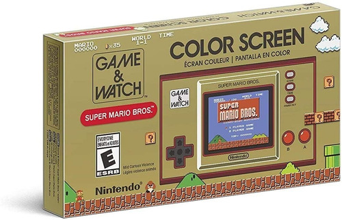 Nueva Consola Nintendo Game & Watch Super Mario Bros Oficial