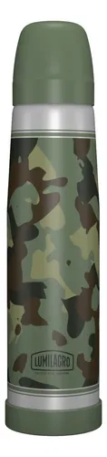 comprar Termo Lumilagro Luminox Acero Inoxidable 1l Pico Matero Camu