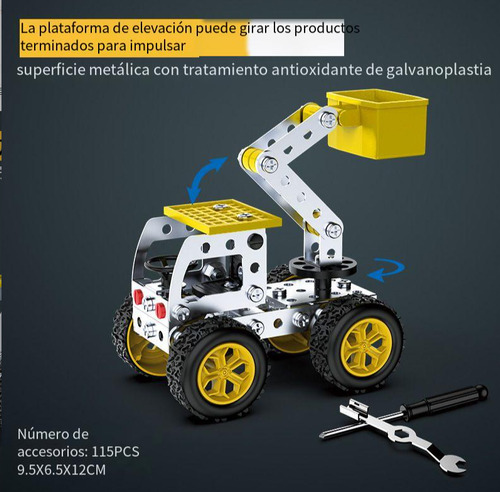 Modelo De Vehículo De Ingeniería De Ensamblaje De Metales En