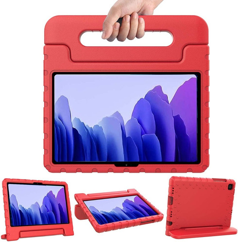 Funda Para Galaxy Tab A7 10.4 T500/505 Agarradera Goma Niños