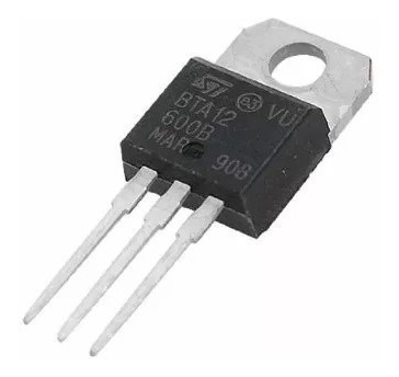 Bta12-600b 600v 12a Triac Alta Potência Arduino 1 Peça