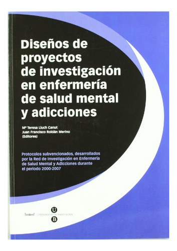 Libro Dise¥os De Proyectos De Investigacion En Enf  De Lluch