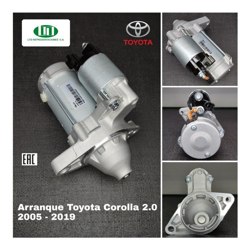 Arranque Toyota Corolla 2005 / 2019